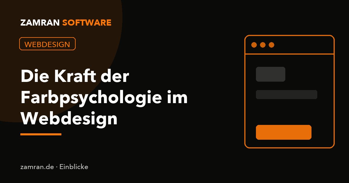 Die Kraft der Farbpsychologie im Webdesign